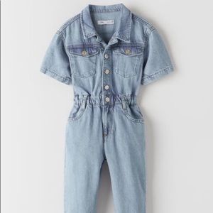 Zara denim jumpsuit